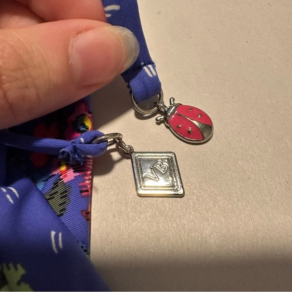 Vera Bradley blue floral off shoulder one piece swimsuit modest full coverage - Picture 6 of 9